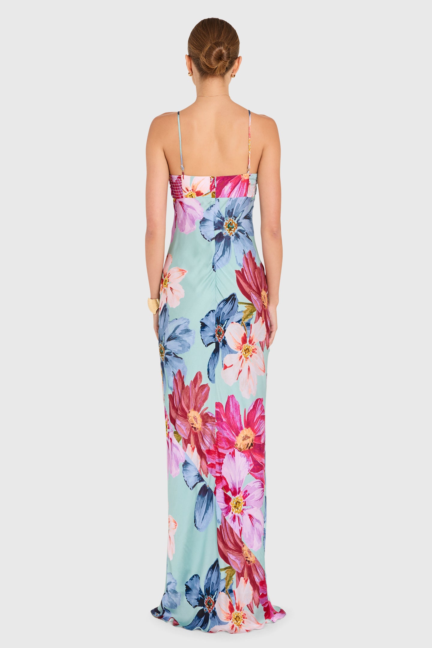 Ira Maxi Dress in Daphne Floral View 3
