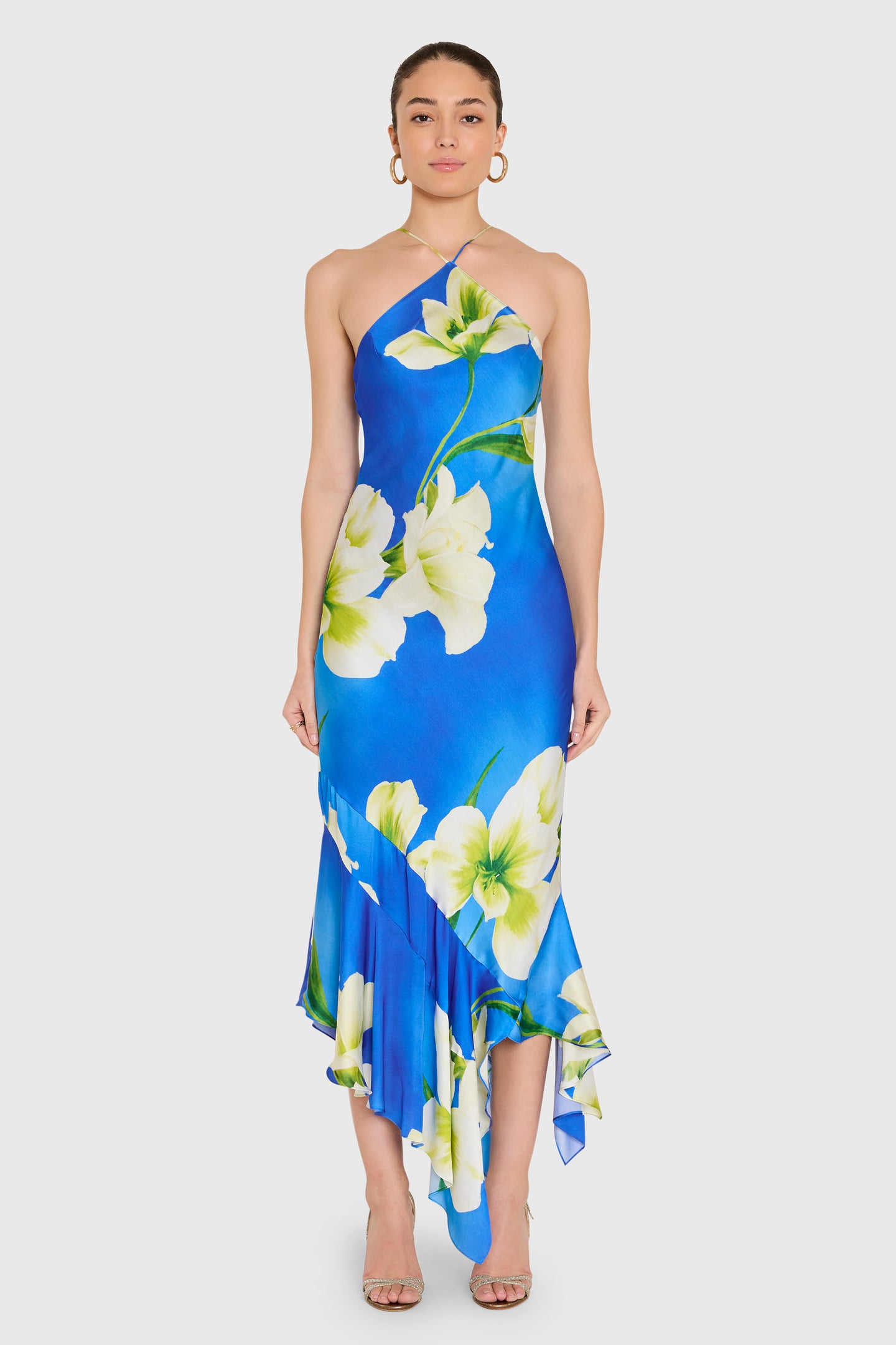 Gabriella Midi Dress in Mallorca View 1