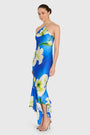 Gabriella Midi Dress in Mallorca View 2