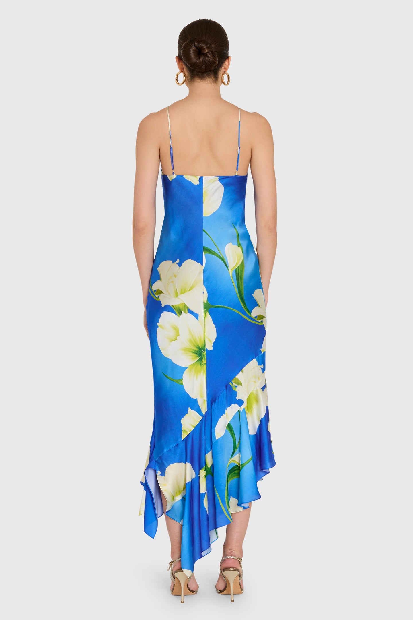 Gabriella Midi Dress in Mallorca View 3
