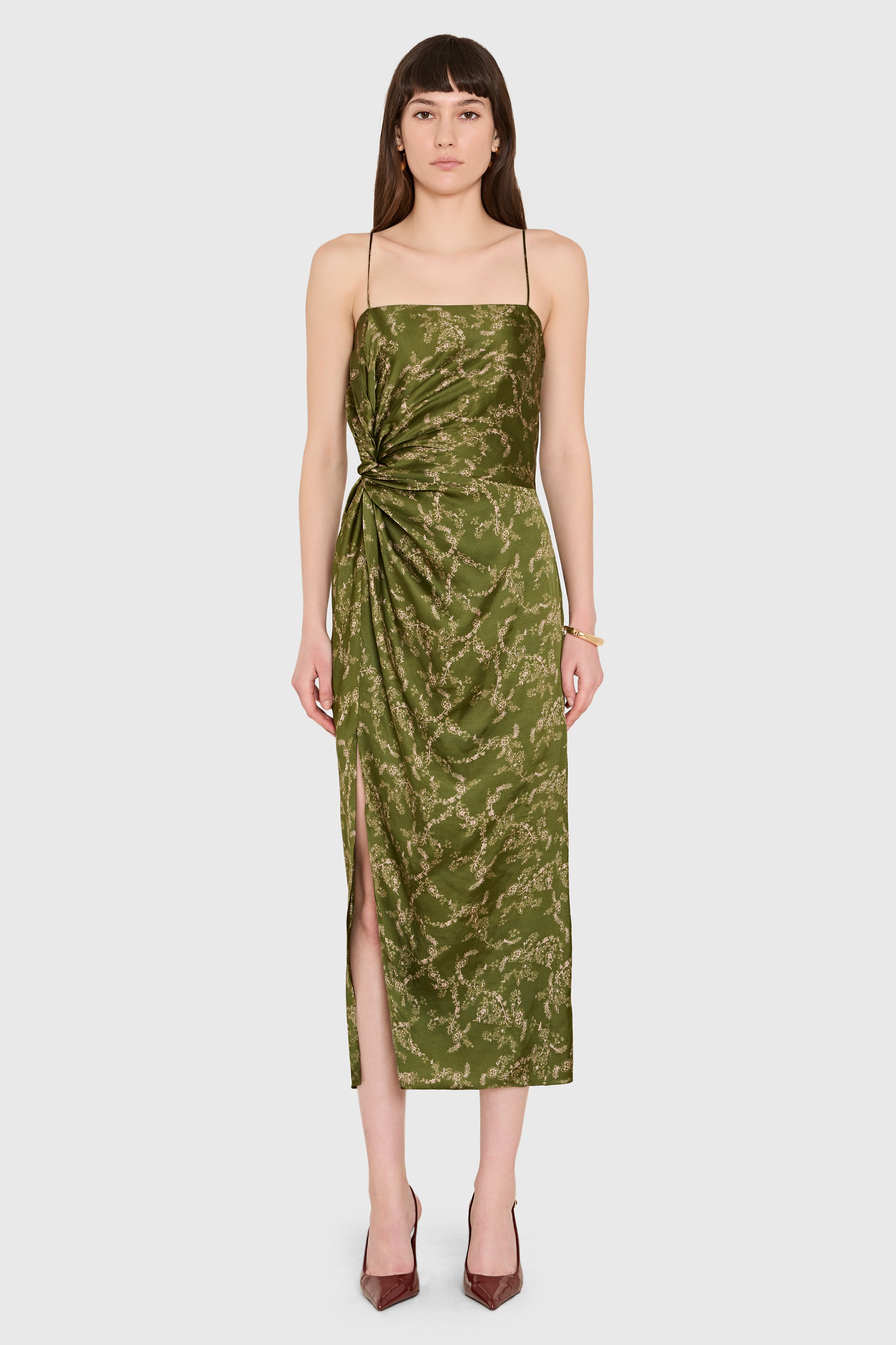 Jean Dress  in Christina Print view 1