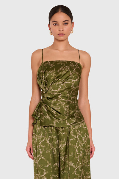 Maci Top  in Christina Print