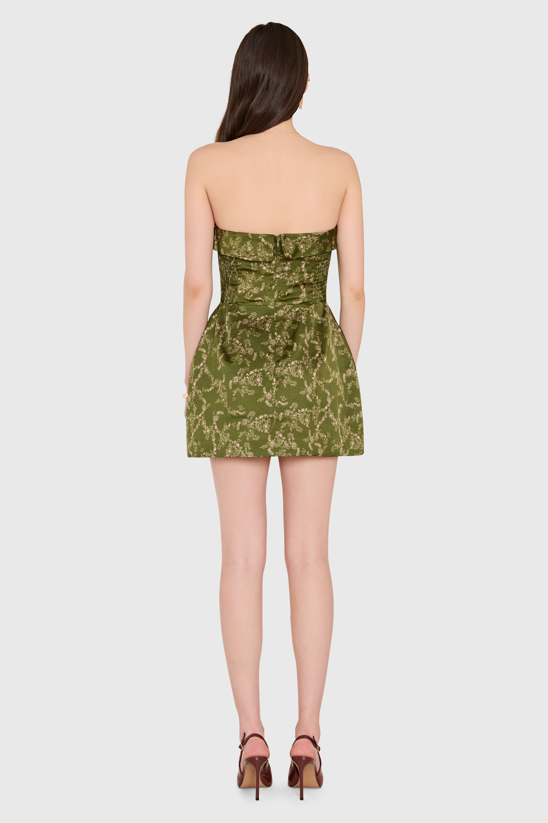 Avalee Skort Romper  in Christina Print view 3