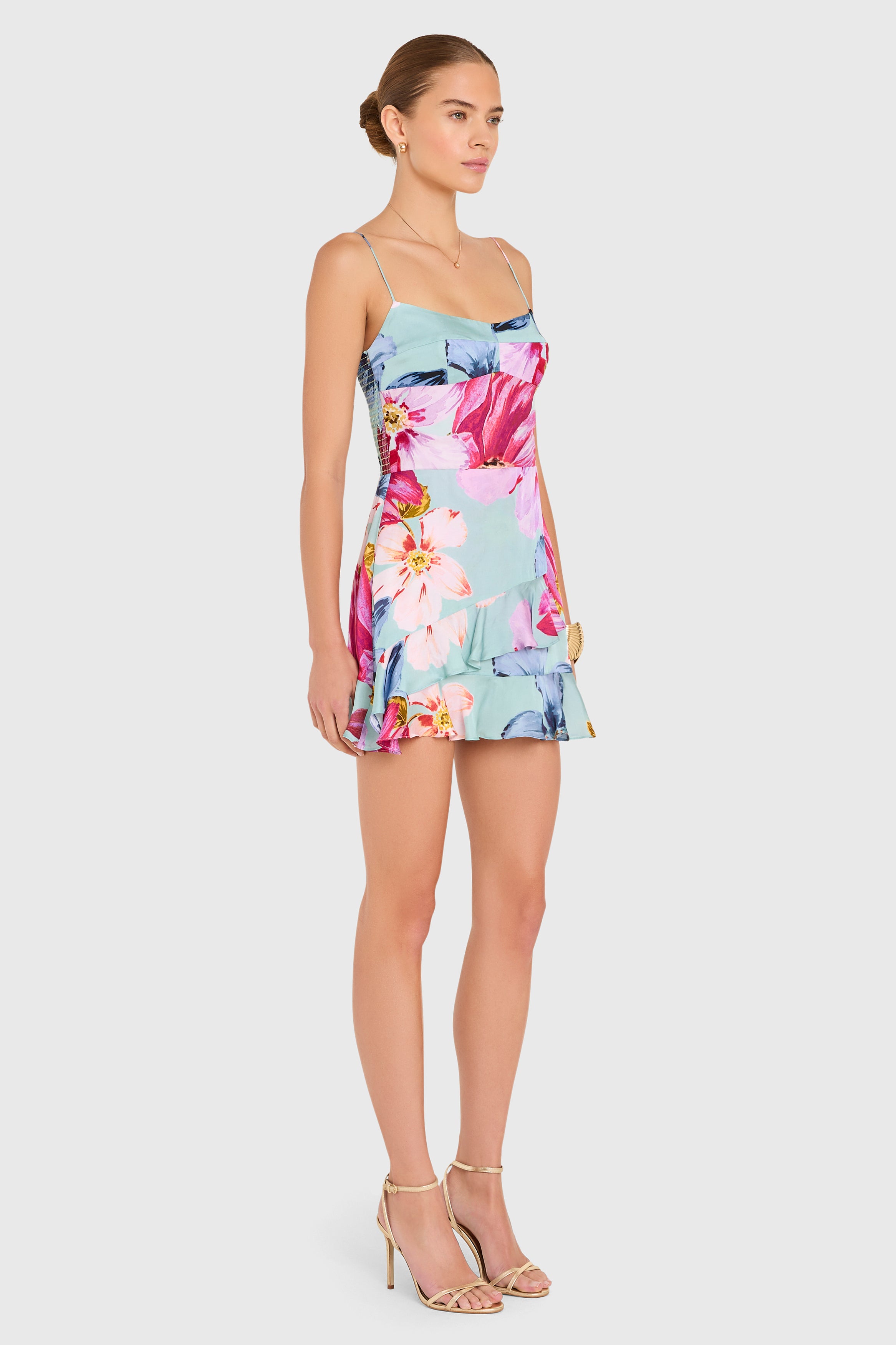 Magnolia Romper in Daphne Floral