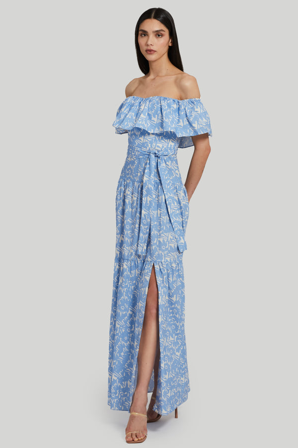 Karalyn Maxi Dress in Bluestem Print
