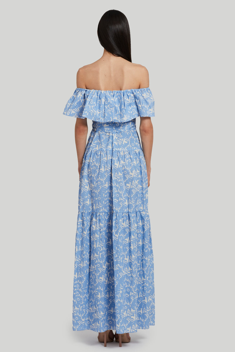 Karalyn Maxi Dress in Bluestem Print