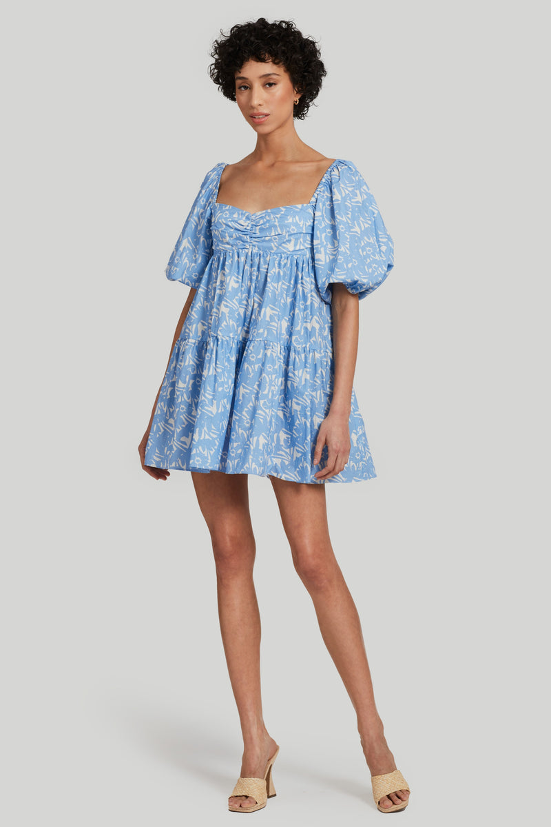 Hunnie Dress in Bluestem Print